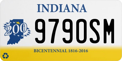 IN license plate 979OSM