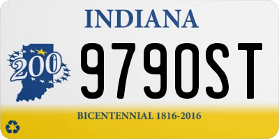 IN license plate 979OST