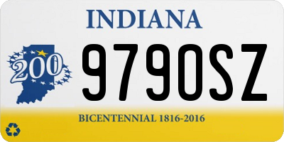 IN license plate 979OSZ