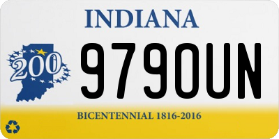 IN license plate 979OUN