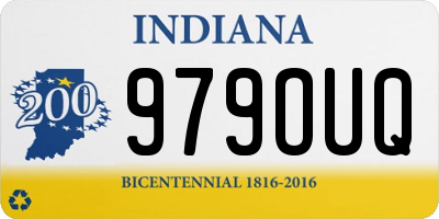 IN license plate 979OUQ