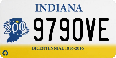 IN license plate 979OVE