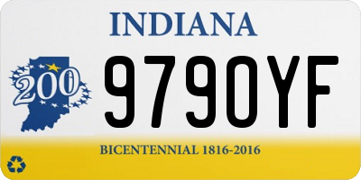 IN license plate 979OYF