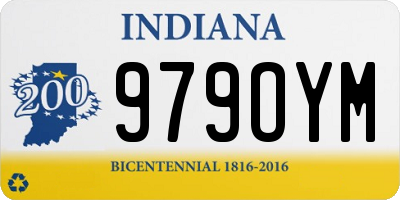 IN license plate 979OYM
