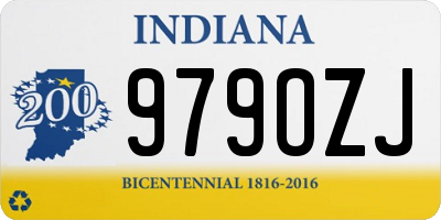 IN license plate 979OZJ