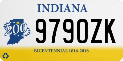 IN license plate 979OZK