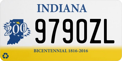 IN license plate 979OZL