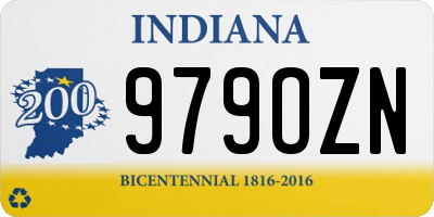 IN license plate 979OZN