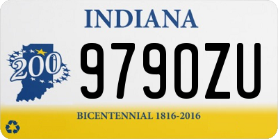 IN license plate 979OZU
