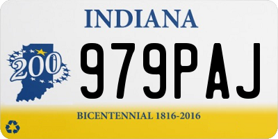 IN license plate 979PAJ