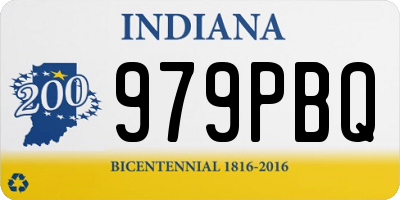 IN license plate 979PBQ