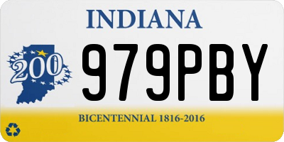 IN license plate 979PBY