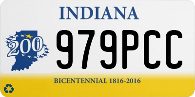 IN license plate 979PCC