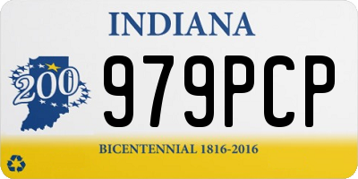 IN license plate 979PCP