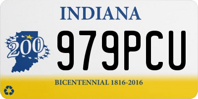 IN license plate 979PCU