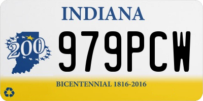 IN license plate 979PCW