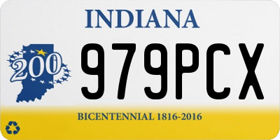 IN license plate 979PCX