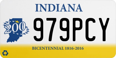IN license plate 979PCY
