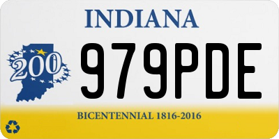 IN license plate 979PDE