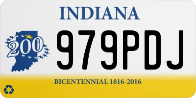 IN license plate 979PDJ