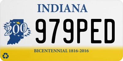 IN license plate 979PED