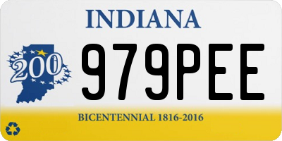 IN license plate 979PEE