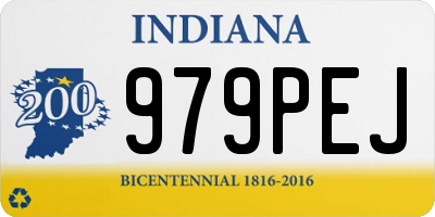 IN license plate 979PEJ