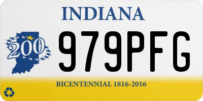 IN license plate 979PFG