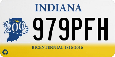 IN license plate 979PFH