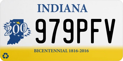 IN license plate 979PFV