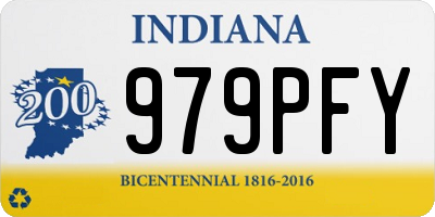 IN license plate 979PFY