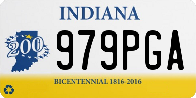 IN license plate 979PGA
