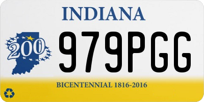 IN license plate 979PGG