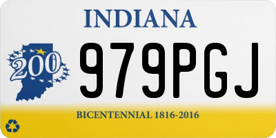 IN license plate 979PGJ