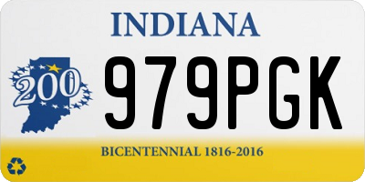 IN license plate 979PGK