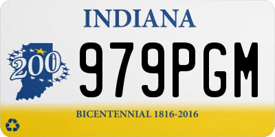 IN license plate 979PGM