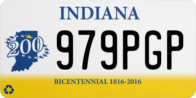 IN license plate 979PGP