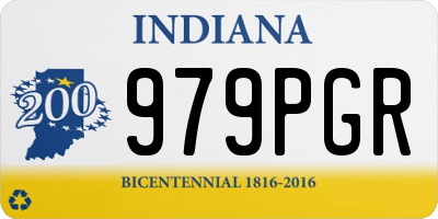 IN license plate 979PGR