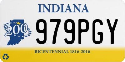 IN license plate 979PGY