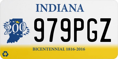 IN license plate 979PGZ