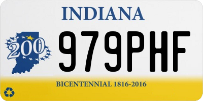 IN license plate 979PHF