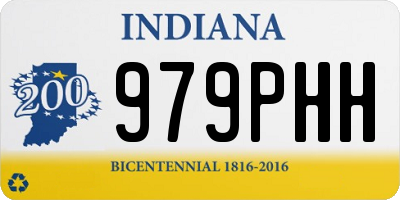 IN license plate 979PHH