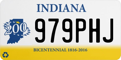 IN license plate 979PHJ