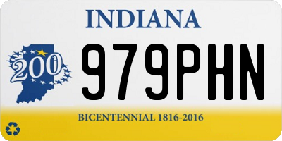 IN license plate 979PHN