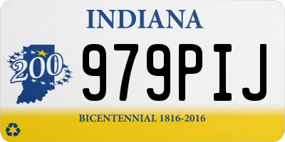 IN license plate 979PIJ