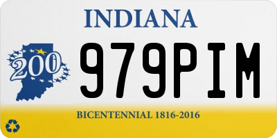IN license plate 979PIM