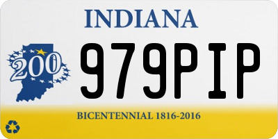 IN license plate 979PIP