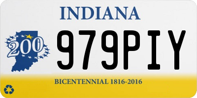 IN license plate 979PIY