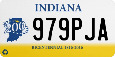 IN license plate 979PJA