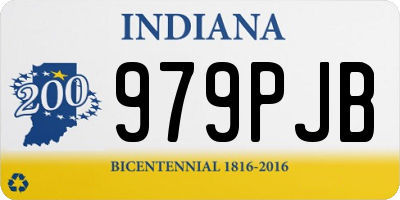 IN license plate 979PJB